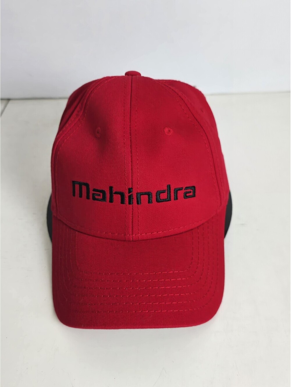 Mahindra Adjustable Strapback Red Hat OSFM